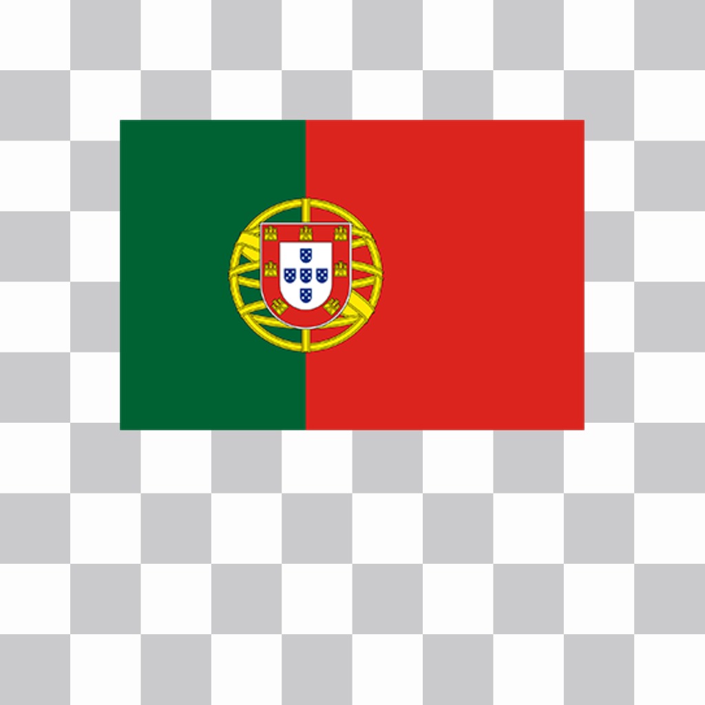 Adesivo del Portogallo bandiera per aggiungere le vostre foto ..