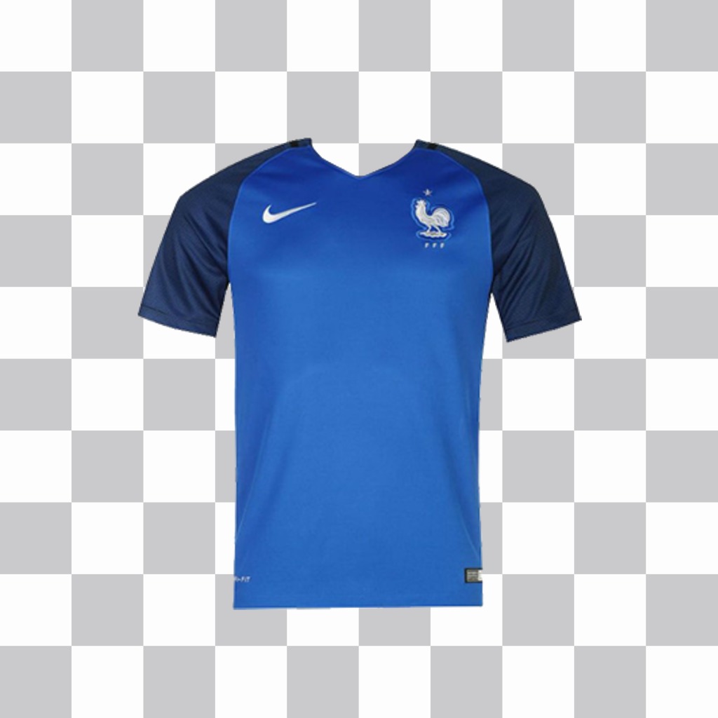 Effetto per aggiungere la Francia squadra t-shirt sulle tue foto ..