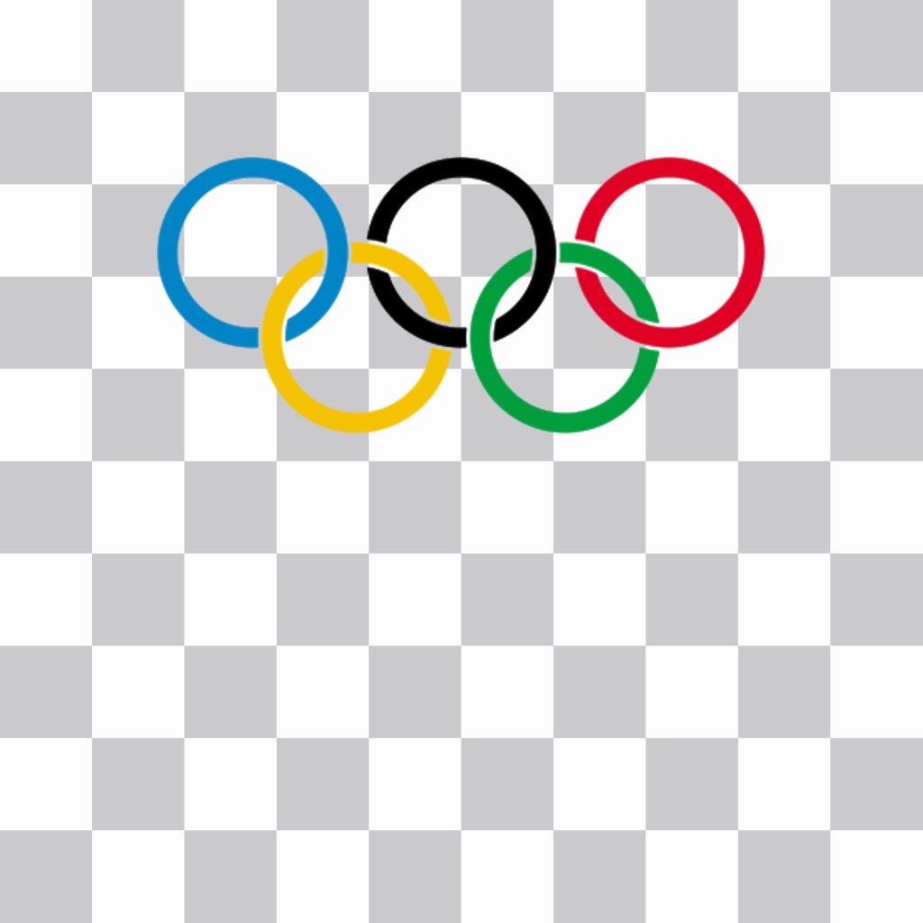 Foto effetto del logo Olimpiadi per incollare sulle foto ..