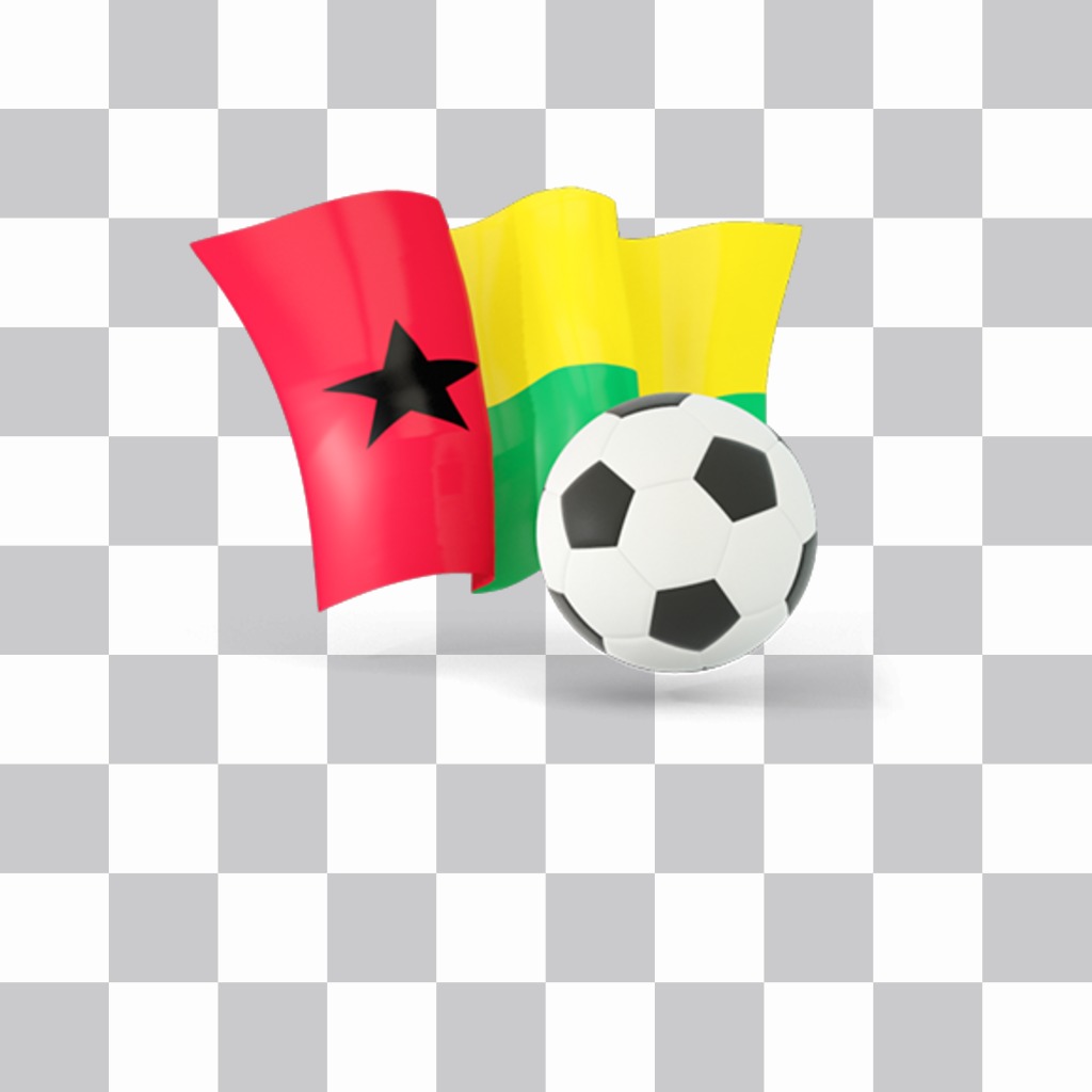 Decorate le vostre foto con questo adesivo con la bandiera della Guinea-Bissau e un ..