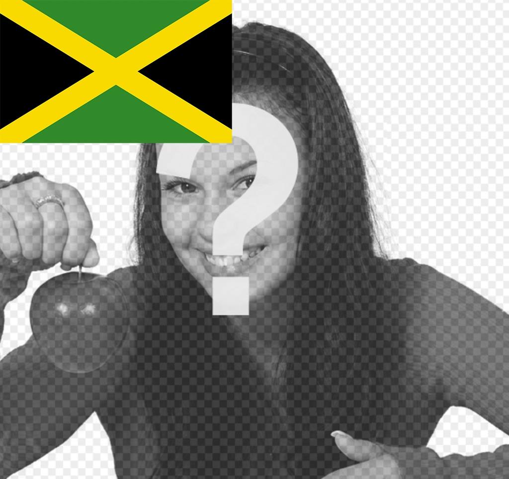 Bandiera della Giamaica per mettere in un angolo della foto di ..