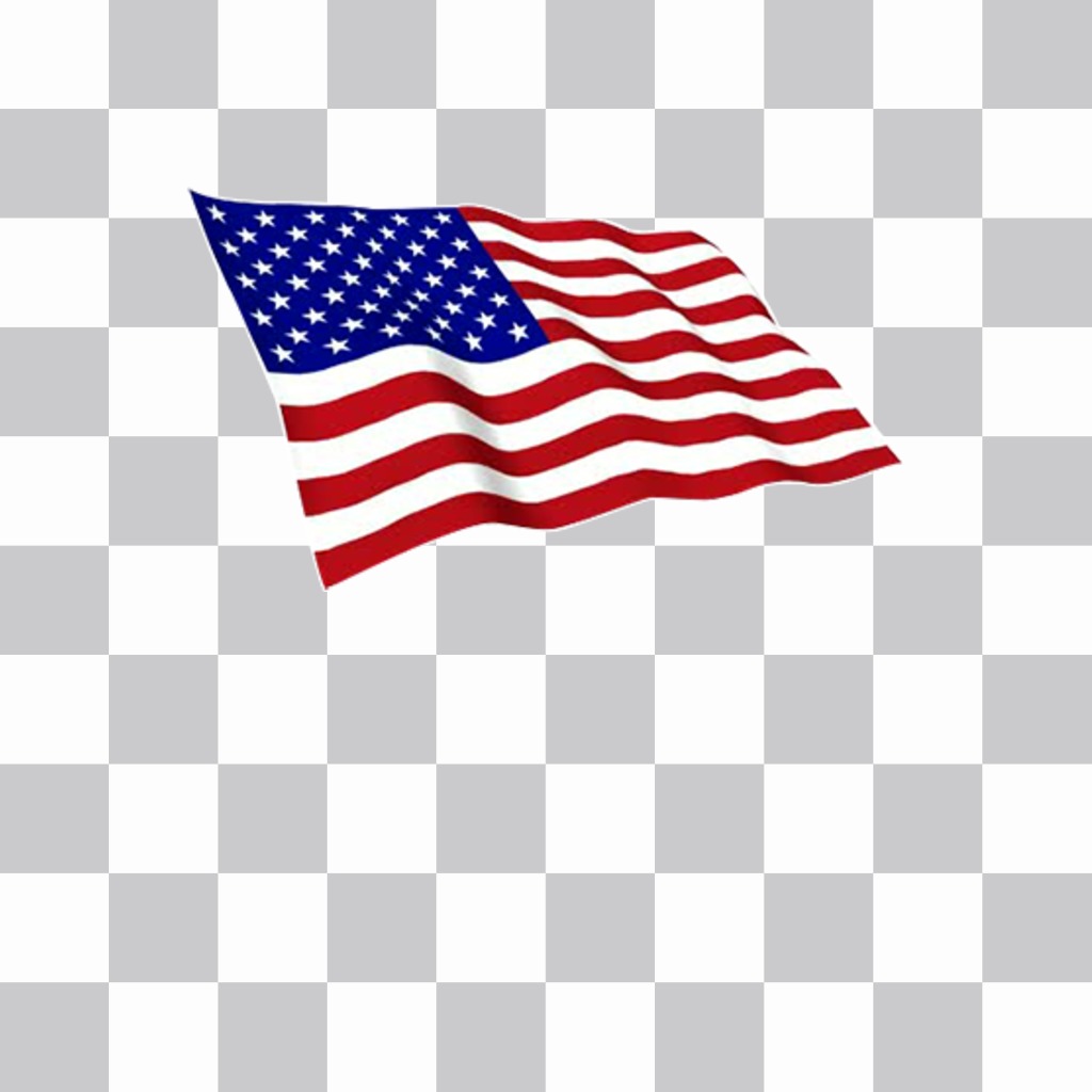 Sticker degli Stati Uniti bandiera sventola per decorare le vostre foto ..
