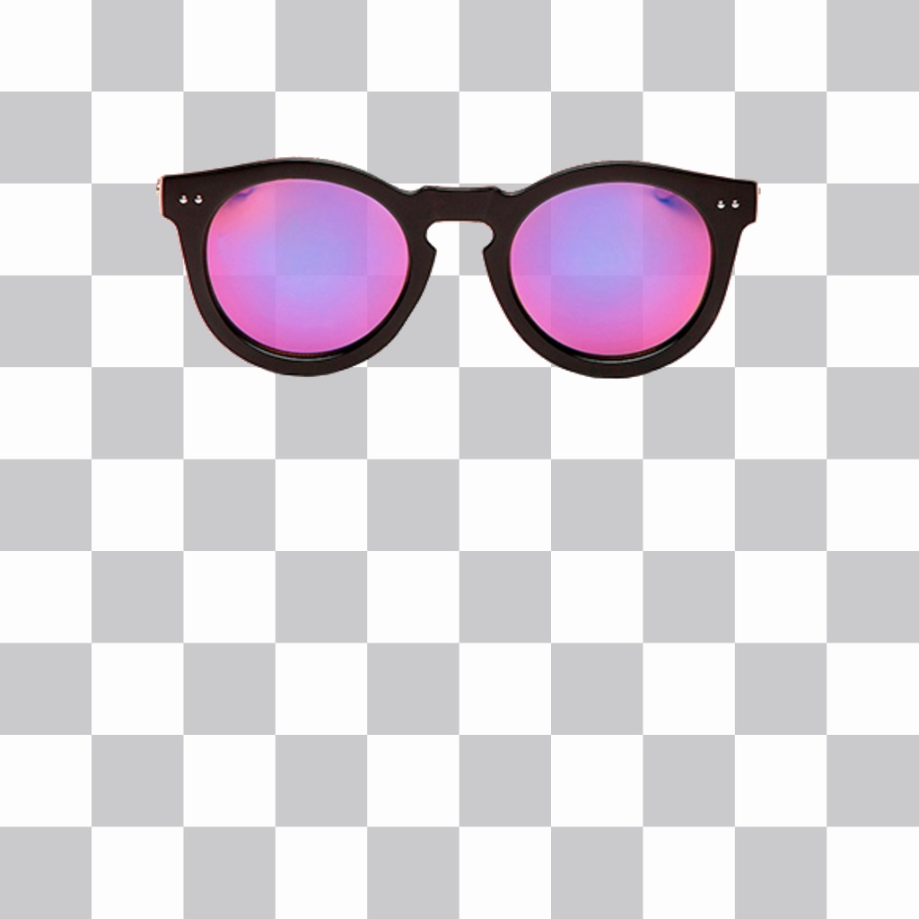 occhiali da sole viola esotiche che è possibile incollare nelle vostre foto come ..