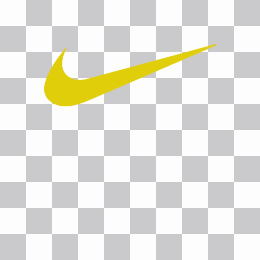 Il logo della marca Nike da inserire nelle foto. ..