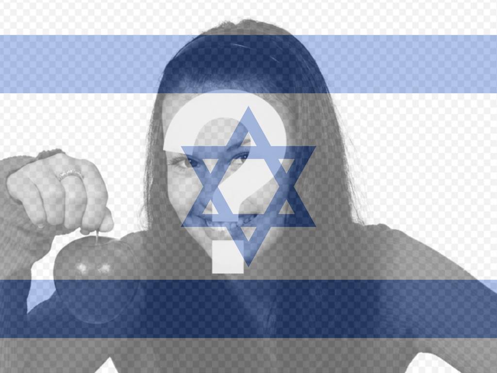 Bandiera di Israele da inserire nella foto del tuo profilo ..