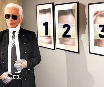 photo effetto insieme karl lagerfeld metti tua foto nelle immagini