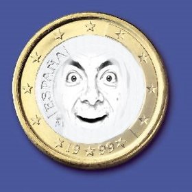 Fotomontaggio dove si può mettere la tua faccia su una moneta di un euro