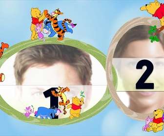 i bambini i personaggi della televisione mostrano winnie pooh avventure marco