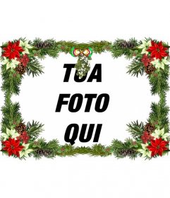 Cornici Di Natale Per Foto Gratis.Cornice Per Foto Con Decorazioni Per L Albero Di Natale Che E Poss Fotoeffetti