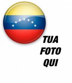 Distintivo del Venezuela bandiera a mettere su la tua foto