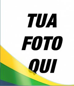 Effetto Photo per mettere i colori del Brasile falg nella foto 
