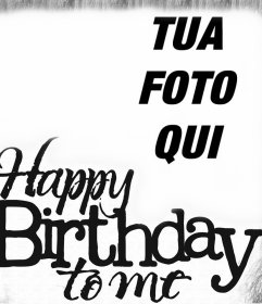 Carta Depoca Di Buon Compleanno In Inglese Per La Tua Foto Fotoeffetti