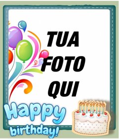 Cartoline Di Compleanno A Che Fare Con Le Vostre Foto Fotoeffetti