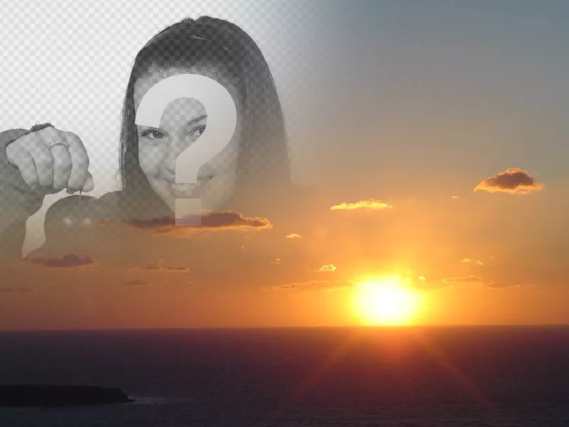 Con questo montaggio, è possibile modificare un tramonto sulla costa, facendo un collage con un taglio della foto. Ideale per le..