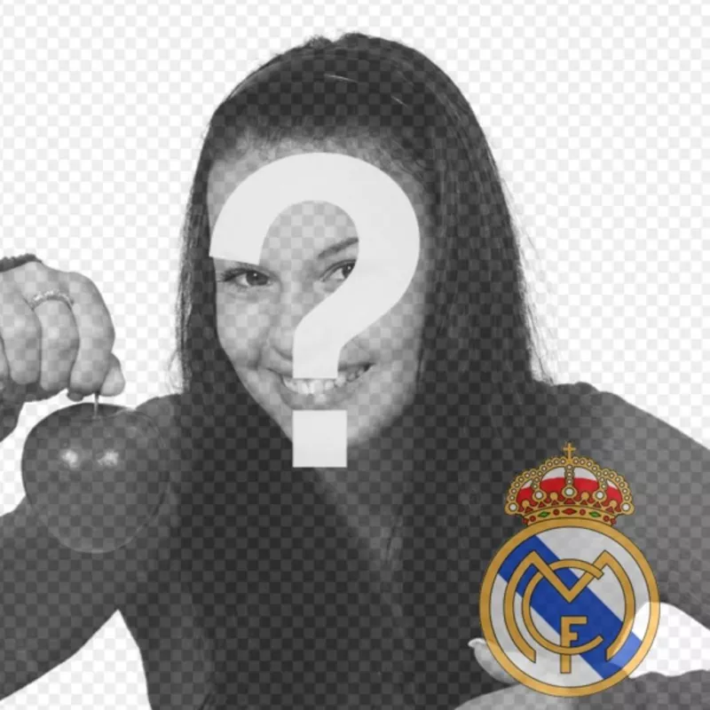 Collage di mettere lo scudo del Real Madrid nella..