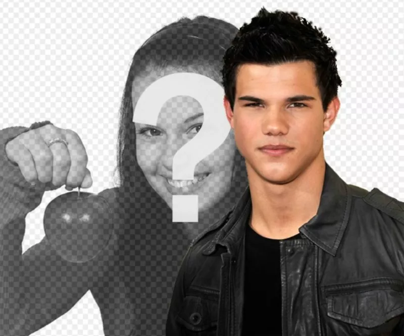 Fotomontaggio con Taylor Lautner di New Moon. ..