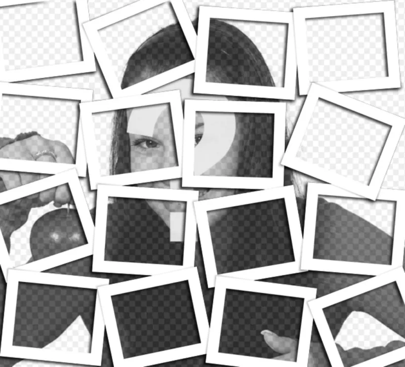 Aggiungere leffetto collage con cornici polaroid alle vostre foto. ..