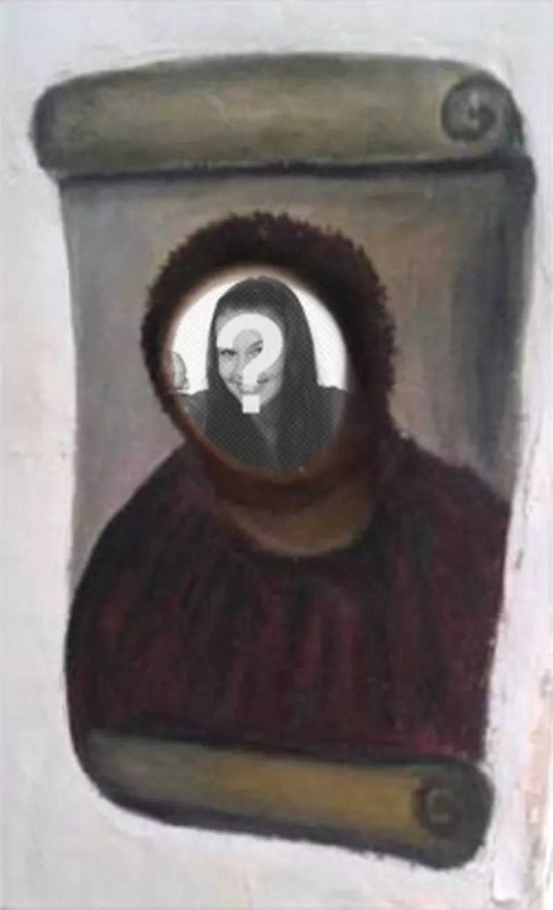 Fotomontaggio del restauro di Ecce Homo, (Ecce Mono) a che fare con la tua..