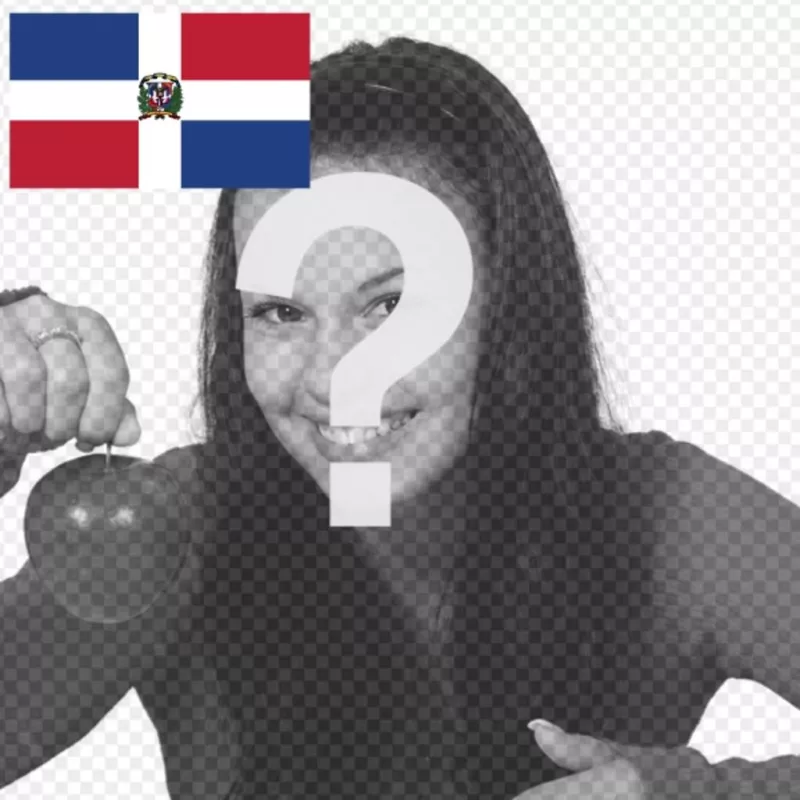 Repubblica Dominicana bandiera per posizionare sul tuo avatar Twitter o qualsiasi altro social..