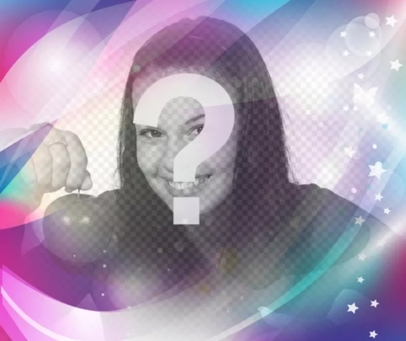 Aggiungere un filtro di sogno blu e viola con le scintille e le stelle per le tue foto e modificarle..