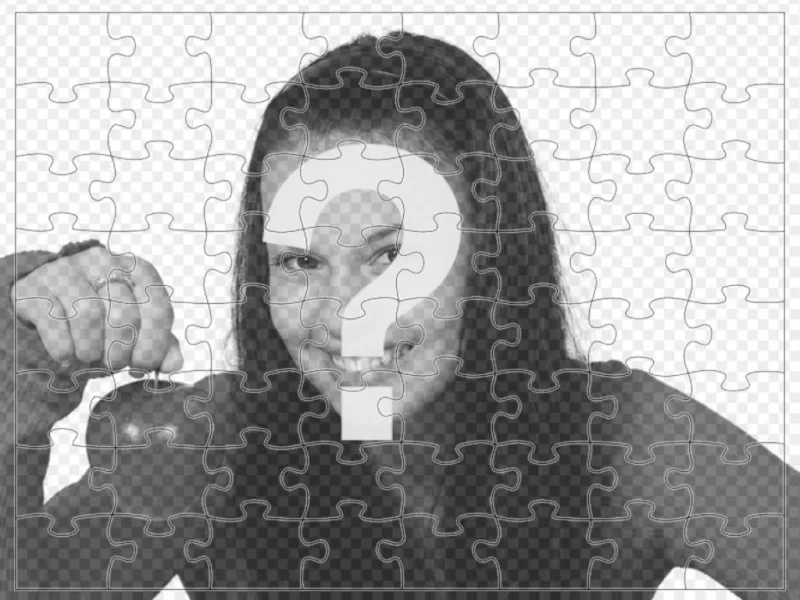 Fotomontaggio per trasformare la tua foto in un puzzle ..