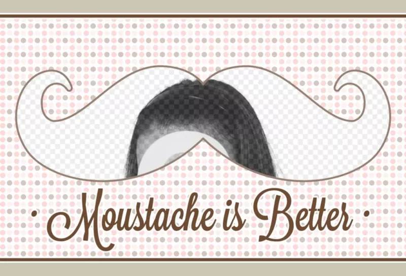 Cornice con la moda i baffi. ..