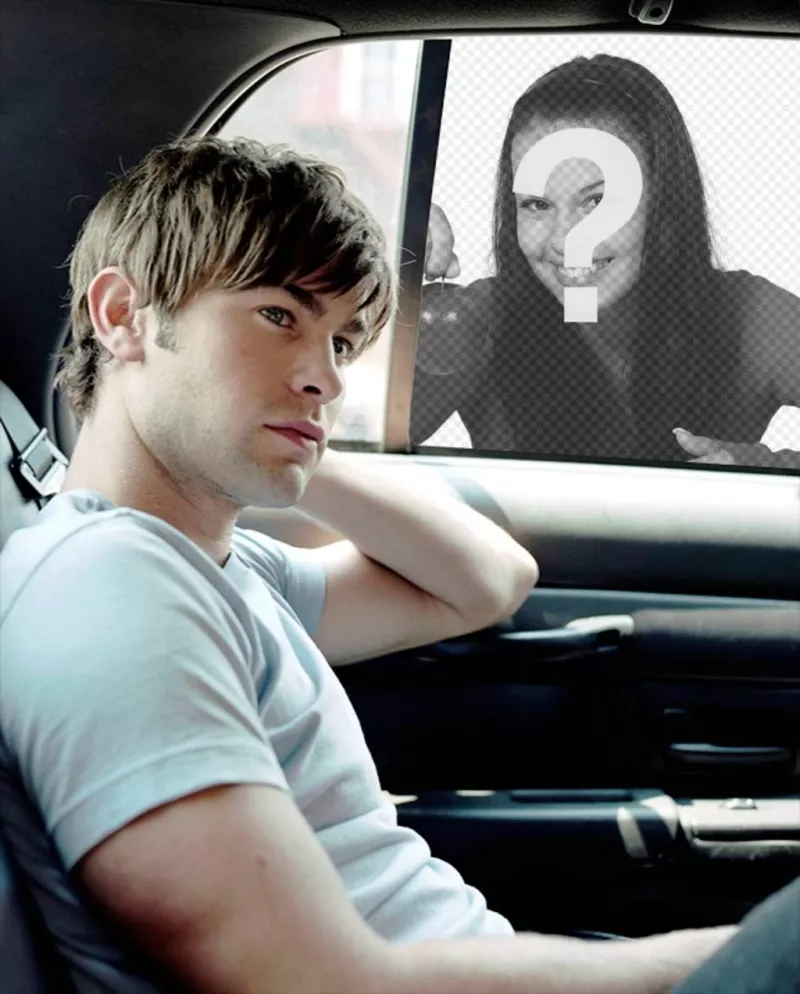 Fotomontaggio con lattore Chace Crawford ..