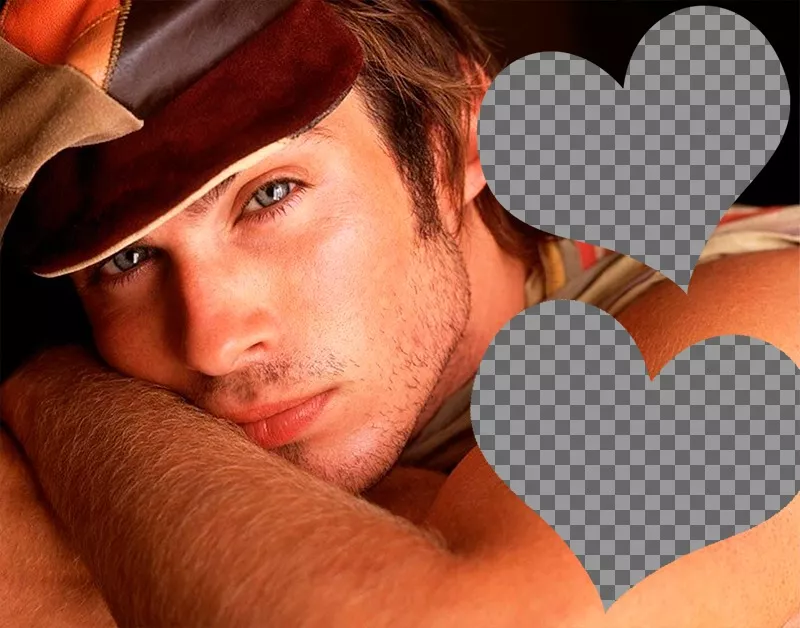 Fotomontaggio per due foto con Ian Somerhalder ..