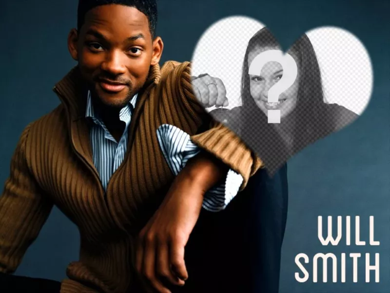 Collage di Will Smith con la tua foto ..