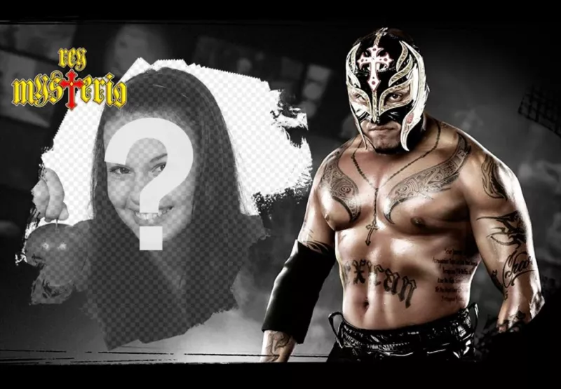 Fotomontaggio con Rey Misterio ..