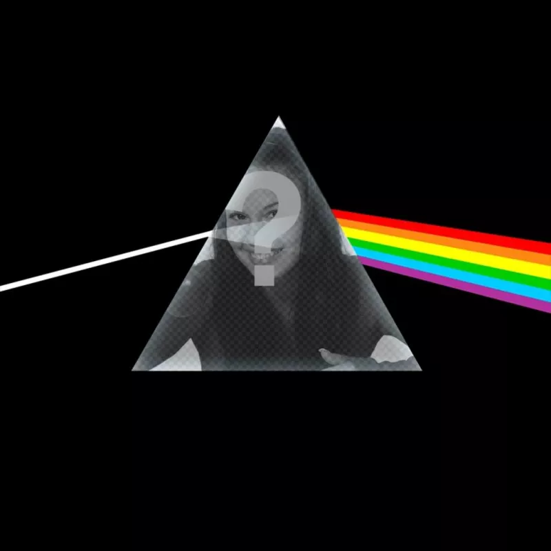 Fotomontaggio con i Pink Floyd CD ..