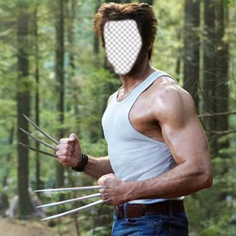 Diventa in Wolverine dal film X-Men con questo montaggio corpo interruttore ..