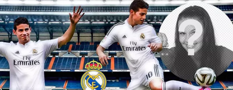 Foto di copertina per Facebook con James Rodriguez ..