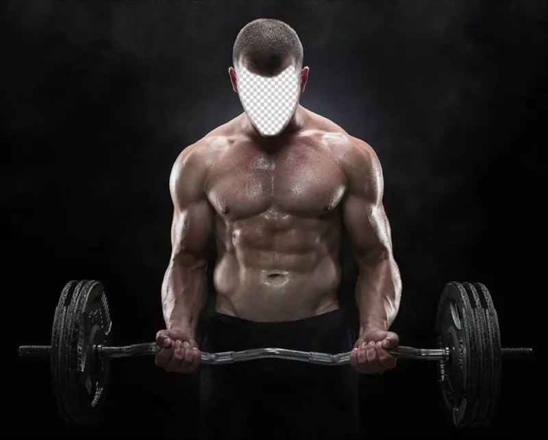 Figura Decorativa Bodybuilder In Resina - Uomo Muscoloso Che Fa Bicipiti, Per Appassionati Di Fitness E Palestra