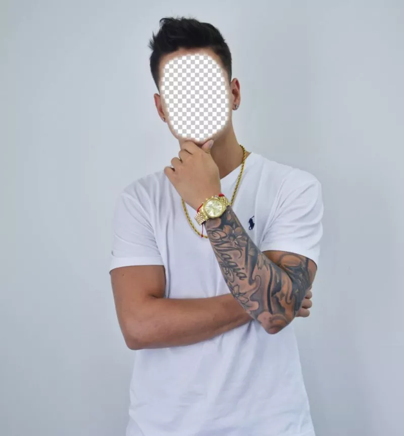 Metti la tua faccia nella foto del cantante Maluma ..