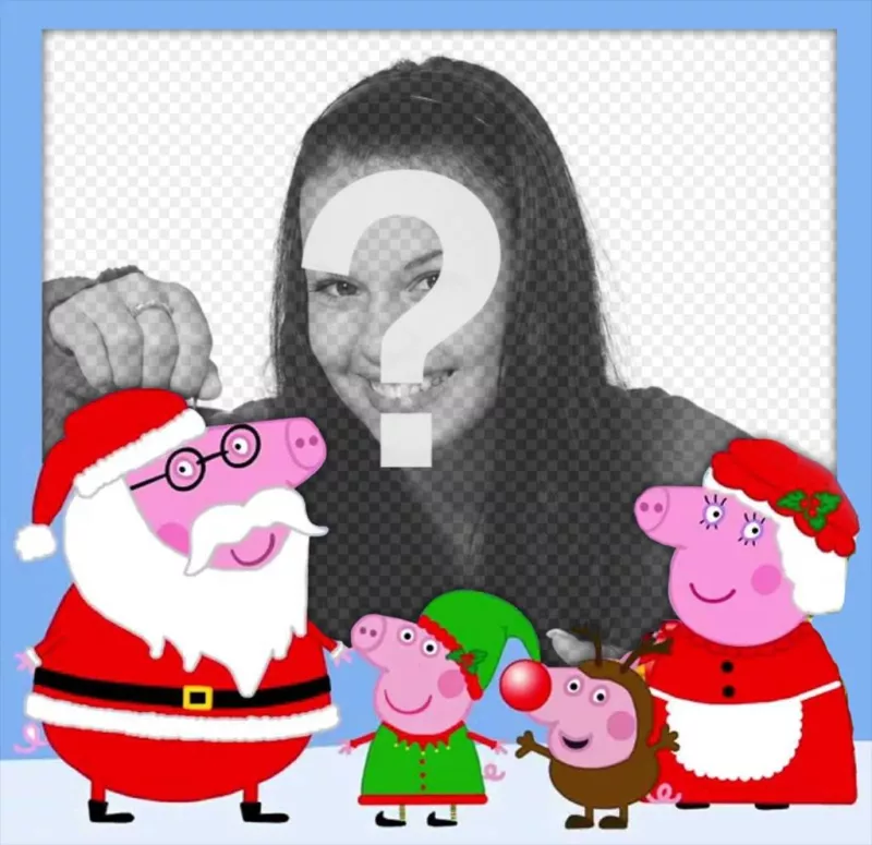 Peppa Pig Di Natale.Effetti Con Le Foto Di Peppa Pig Fotoeffetti