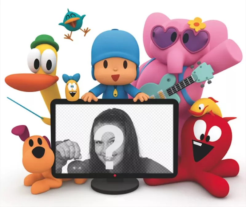 Effetto foto Pocoyo di caricare una foto ..