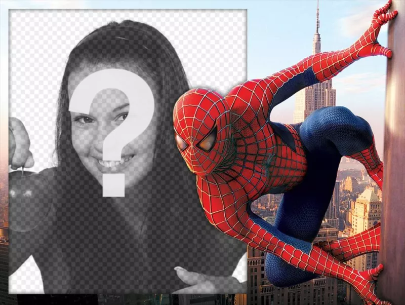 Spiderman Photo effetto di modificare con la tua foto ..