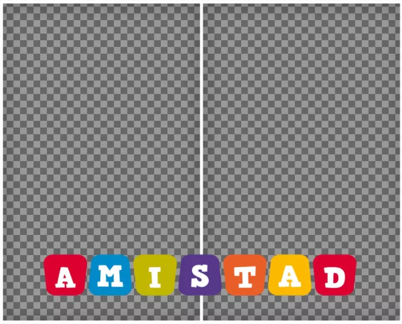 Foto collage di AMICIZIA per caricare due immagini per ..