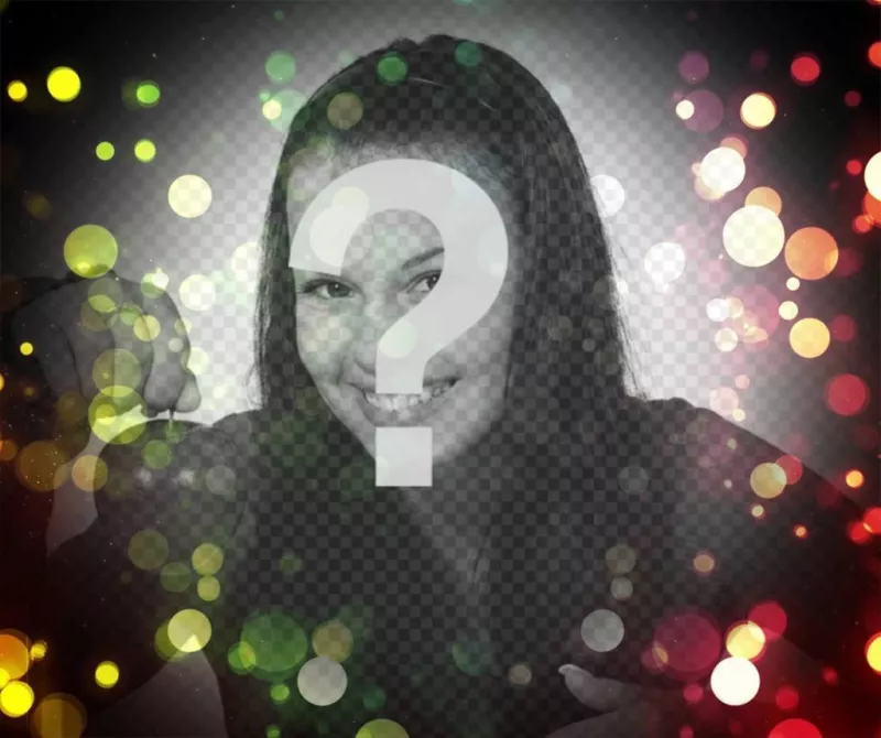 Filtro di luci colorate da aggiungere alle tue foto ..