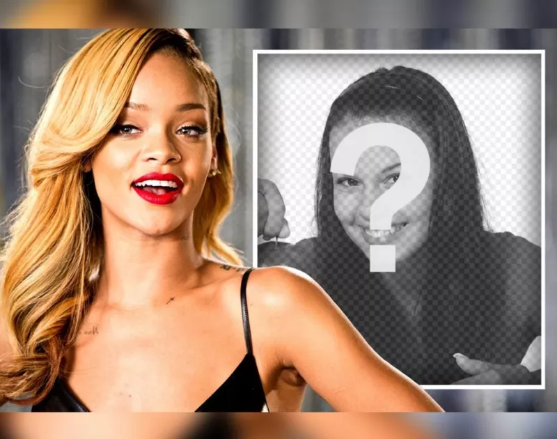 Effetto Foto originale per i fan di Rihanna per modificare con la tua foto ..