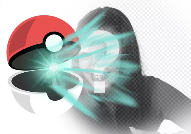 Cattura i tuoi amici con questa foto effetto di una Pokeball apertura ..