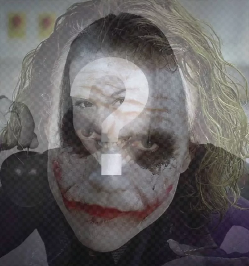 Filtro Joker per la tua foto online ..