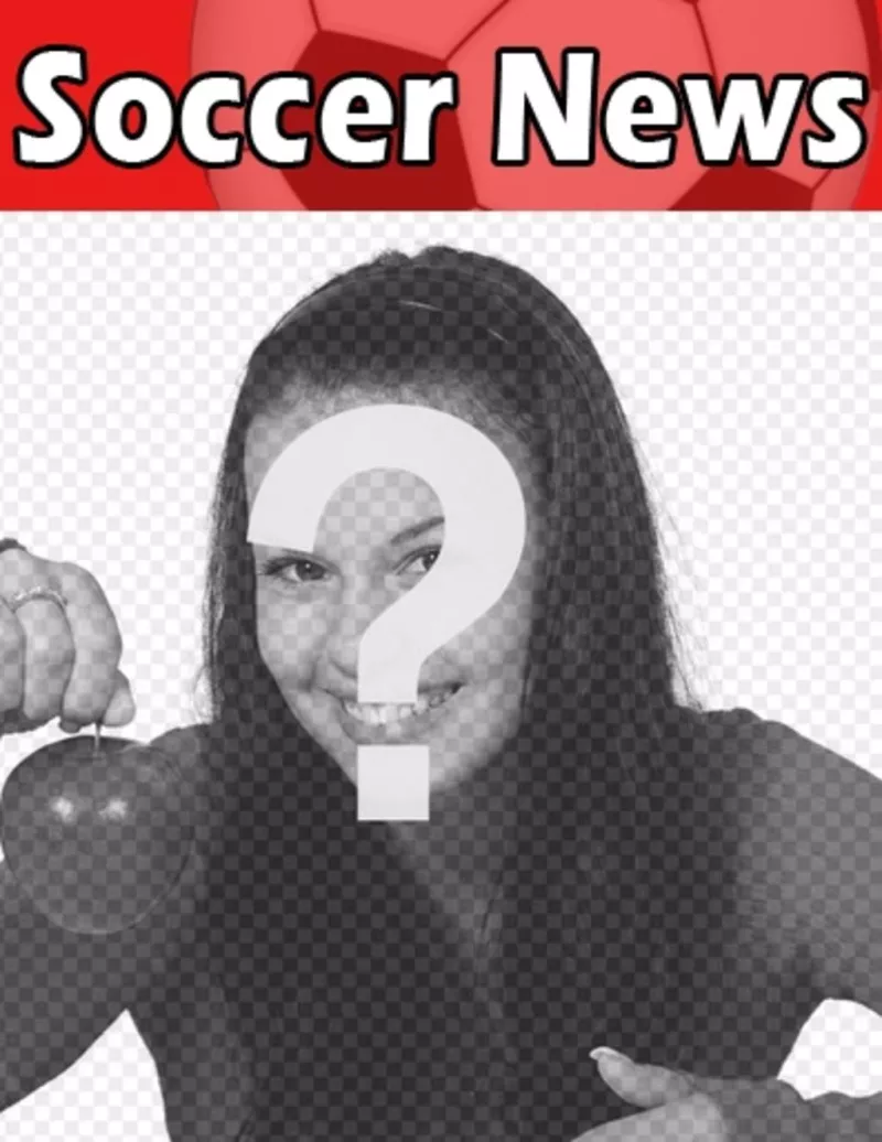 La tua foto sulla copertina di una rivista inglese chiamata a tema calcio Soccer News. ..