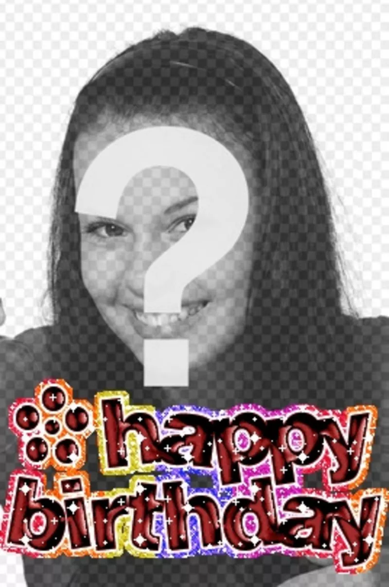 Si possono avere i vostri ordini e di essere dentro, grazie al montaggi fotografici che offriamo. Fai la tua fotografia un compleanno biglietto di auguri con questo..