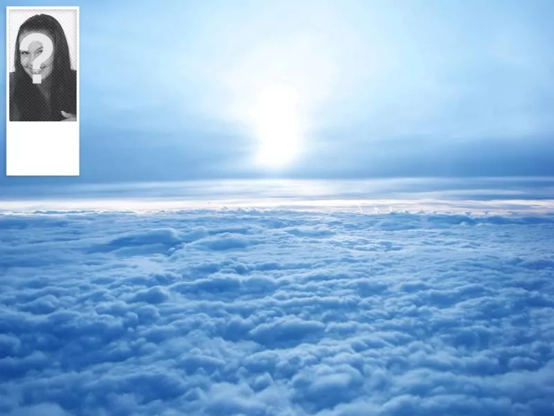 Personalizzato Twitter sfondo del cielo con le nuvole. Metti la tua foto su di..
