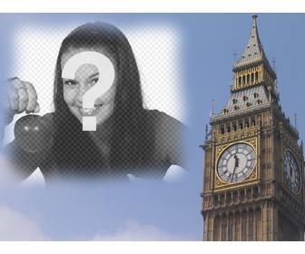 fotomontaggio di fare cartolina il big ben londra personalizzate tua foto finitura professionale e facile modifica tramite questa pagina