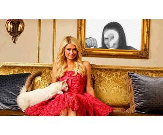 effetti fotografici di uscire in casella accanto paris hilton