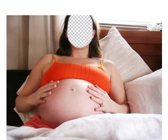 fotomontaggio di donna incinta da fare online