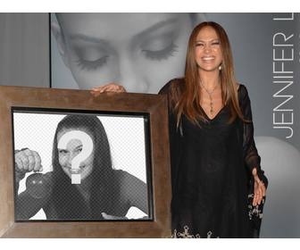 fotomontaggio di jennifer lopez per ottenere foto lei